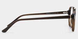 Clementine Brown Square Glasses5