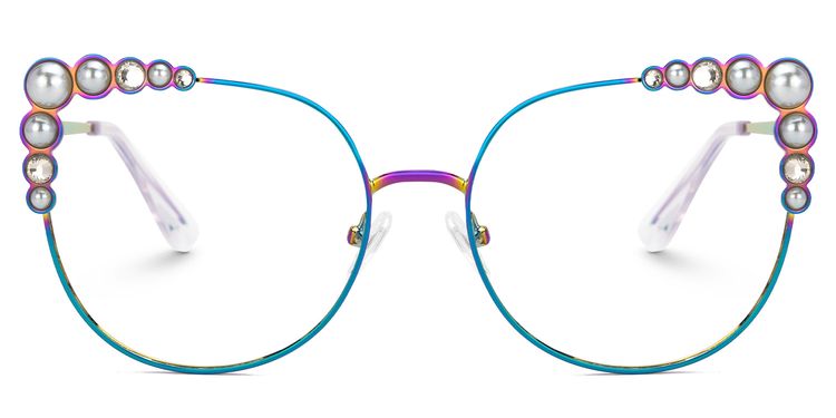 Wallice Cateye Iridescent Glasses