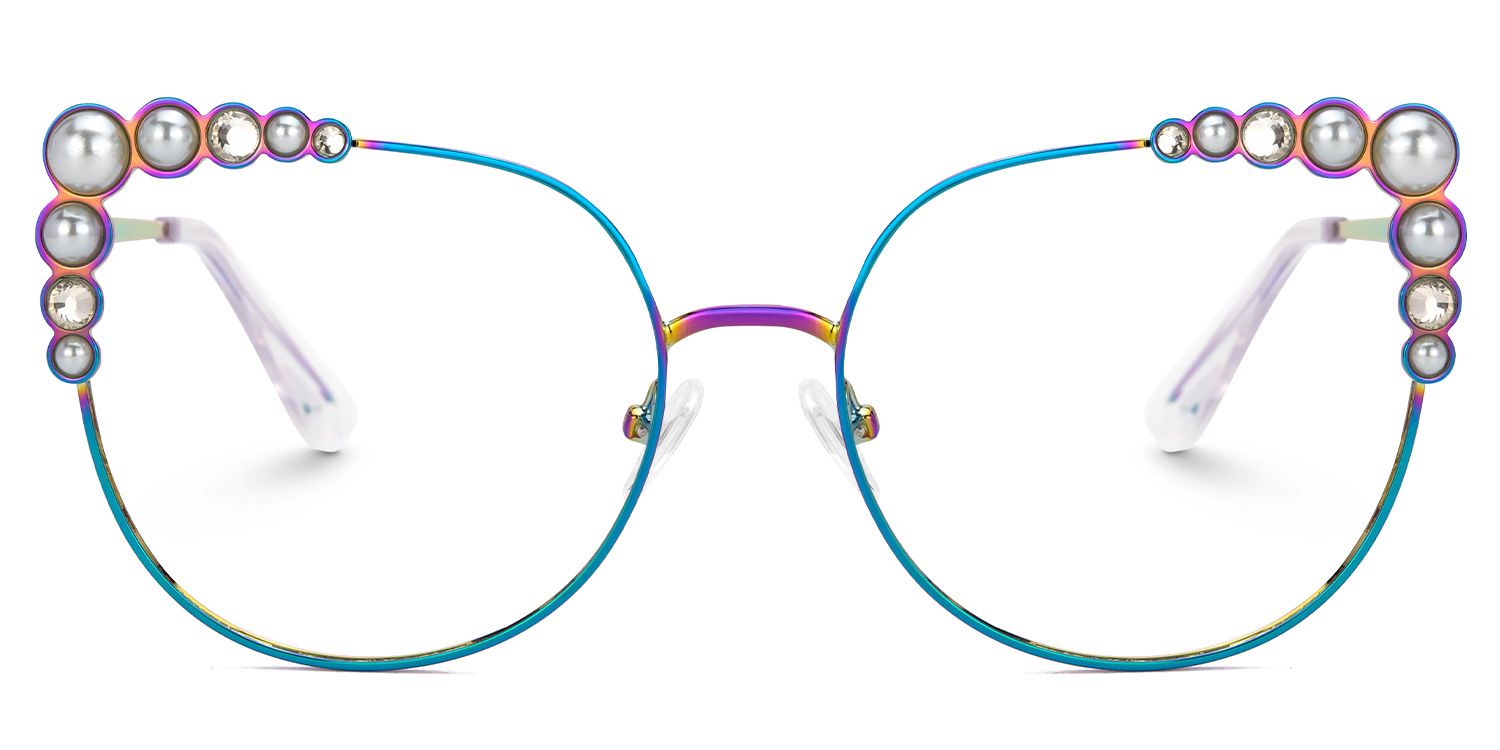 Designer Wallice Glasses in Metal Full-Frame0