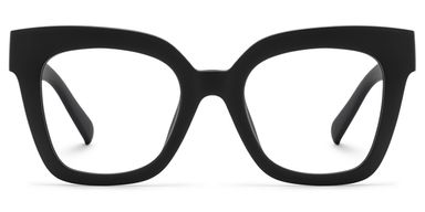 Malcolm Square Black Glasses
