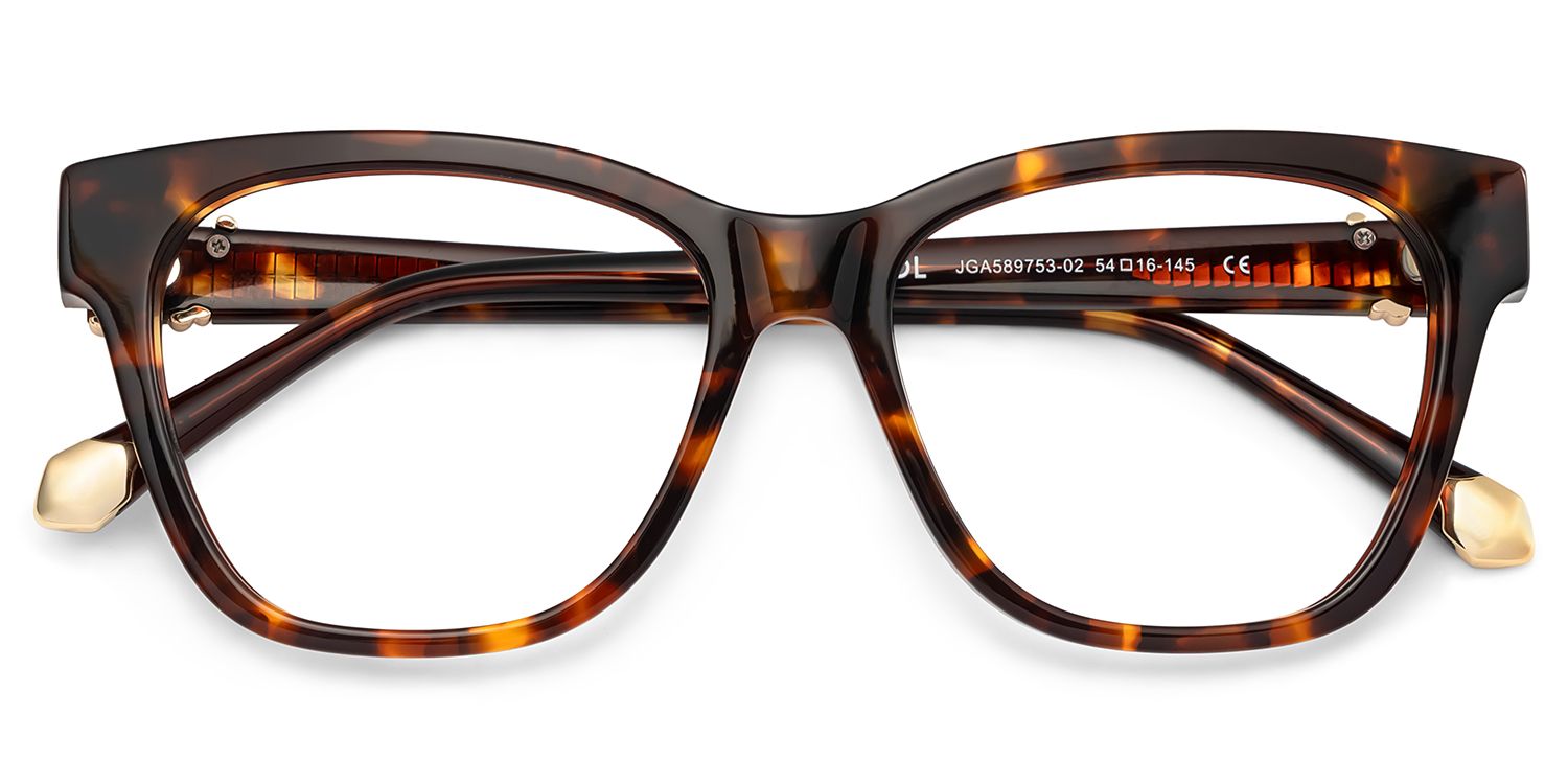 Square Tortoise Eyeglasses- Julian Acetate Frame Glasses2
