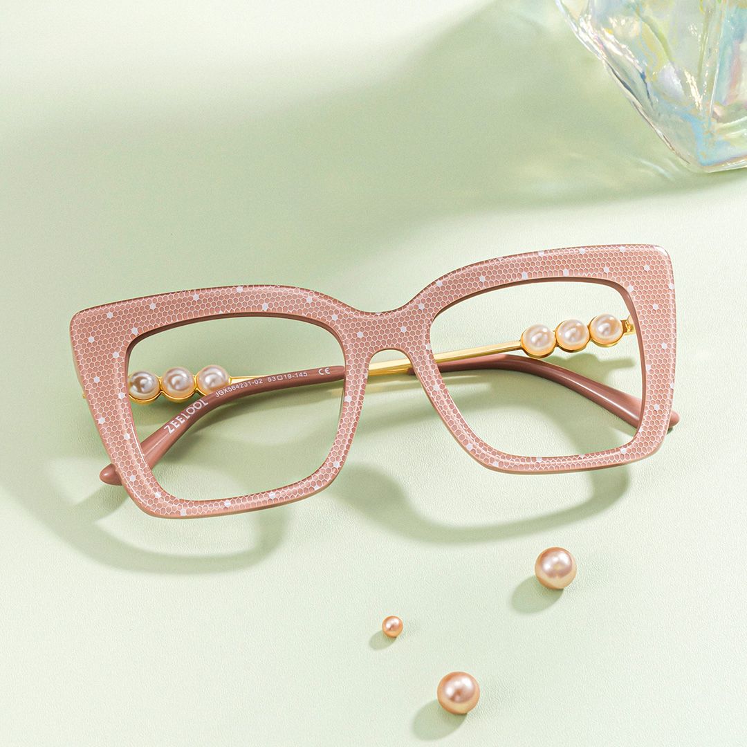 Monalisa Thick Brown Glasses in Square Design | ZEELOOL Canada0