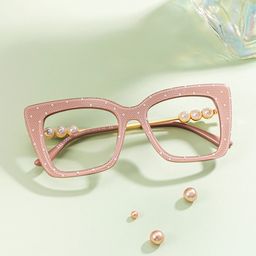 Monalisa Square Brown Glasses0