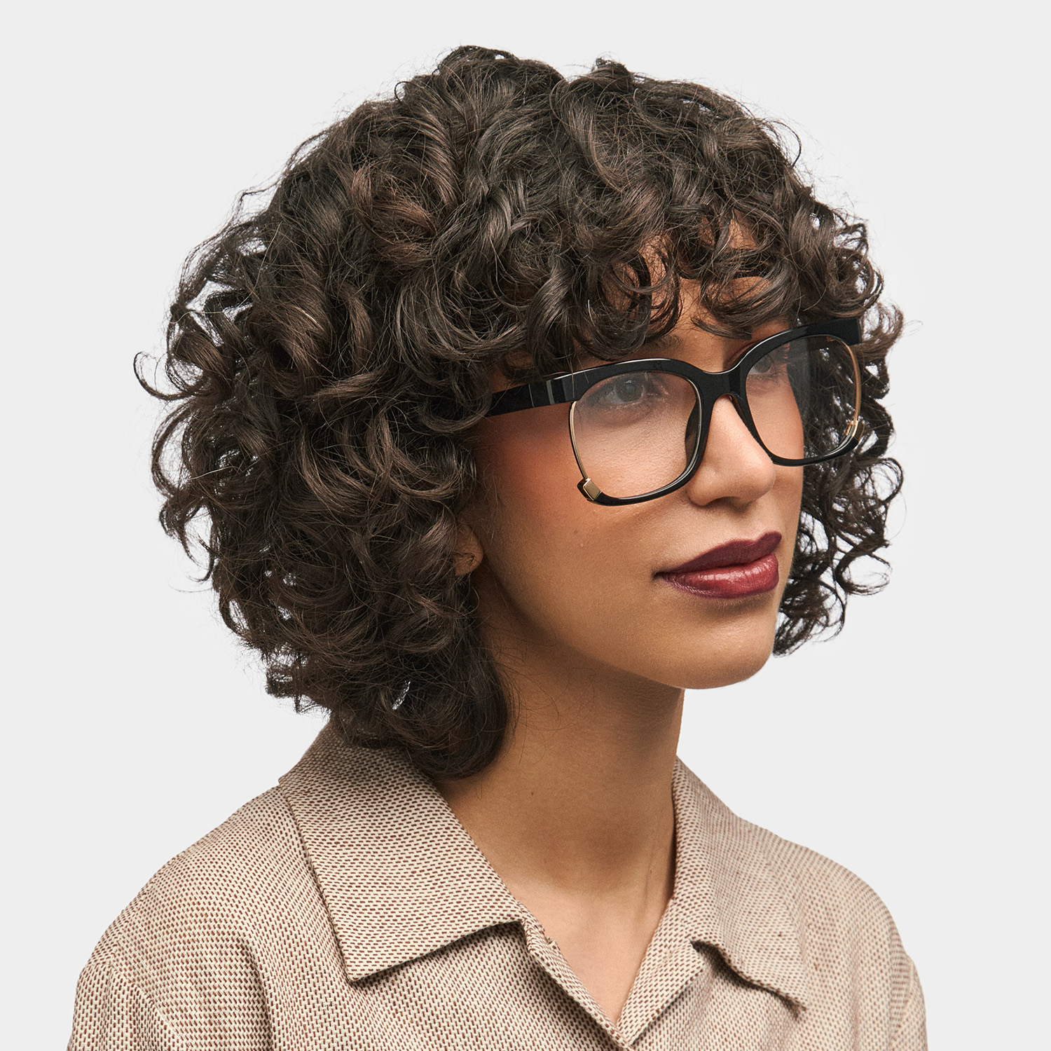 Obando Square Black Glasses1