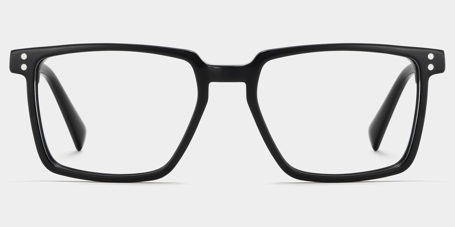 Griffin Black Frame Glasses with Rectangle Frame Online | ZEELOOL Canada0