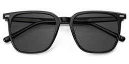 Eliza Square Black Glasses1