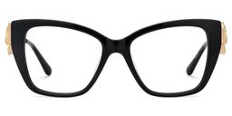 Atiesha Cateye Black Glasses1
