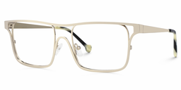 Nova Matte Gold Rectangle Glasses1
