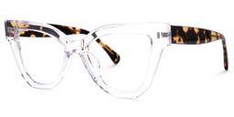 Shaka Cateye Clear Glasses1