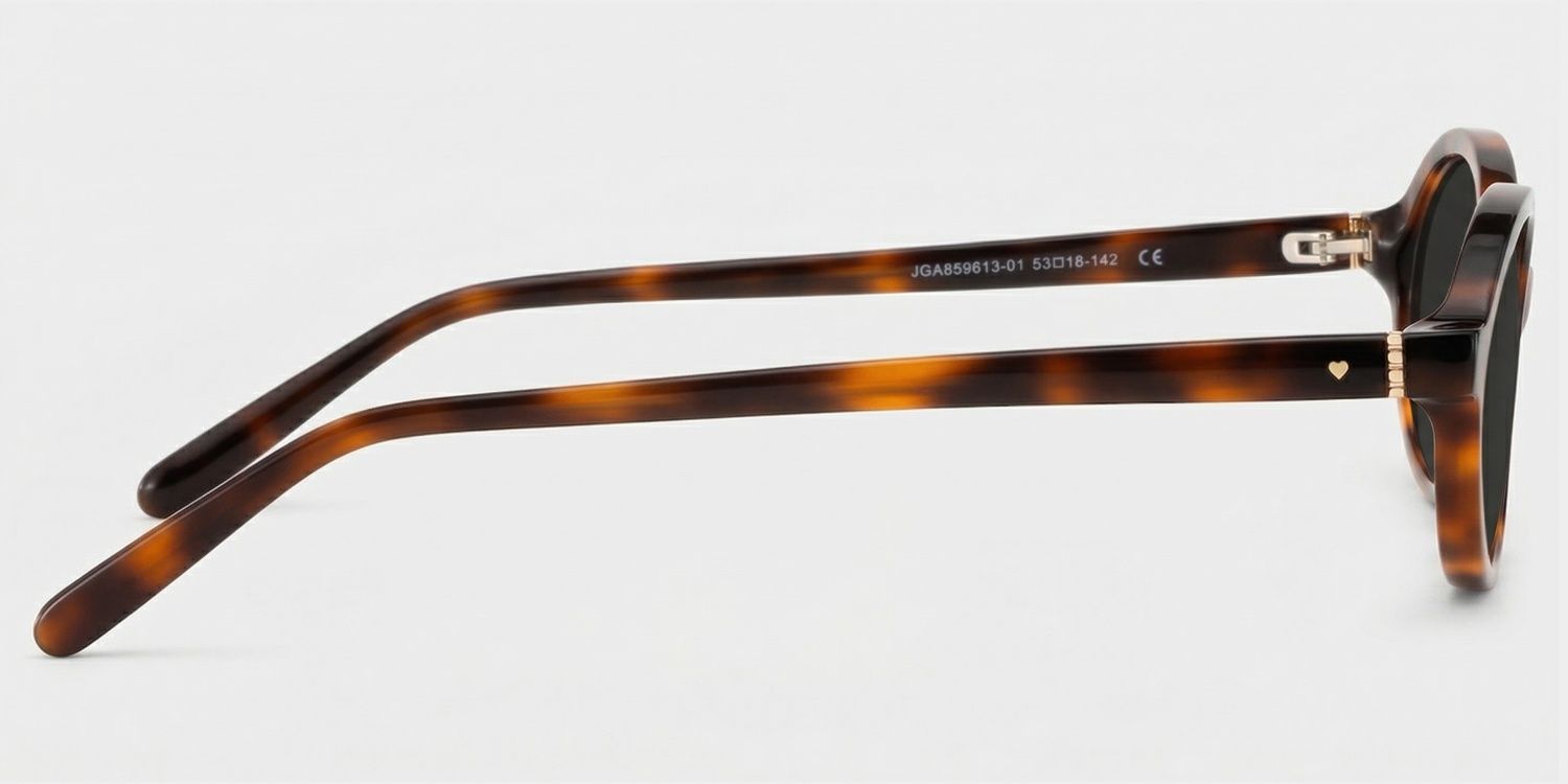 Oval Tortoise Eyeglasses- Everly Acetate Frame Glasses3