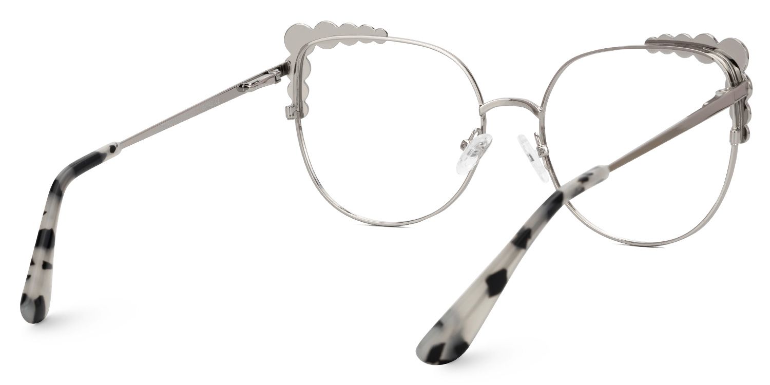 Designer Wallice Glasses in Metal Full-Frame3