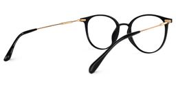 Judsy Round Black Glasses3