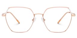 Marlon Geometric Pink Glasses0