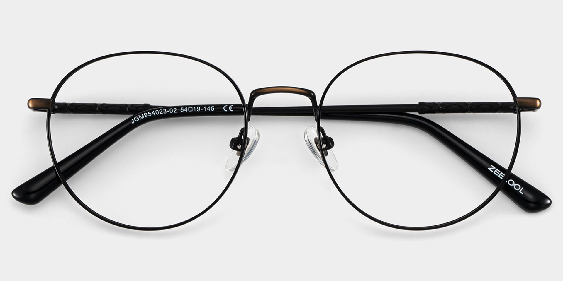 Ian Brown Frame Glasses with Round Frame Online | ZEELOOL2