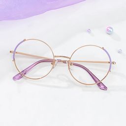 Rindy Round Purple Glasses4