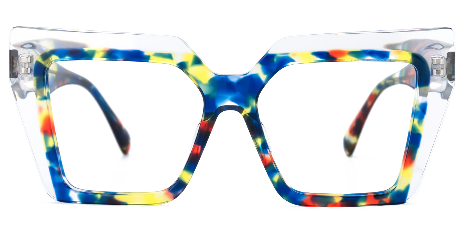 Kaliyana Square Blue-Tortoise Glasses0