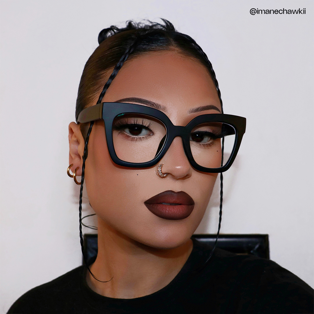 Malcolm Square Black Glasses5