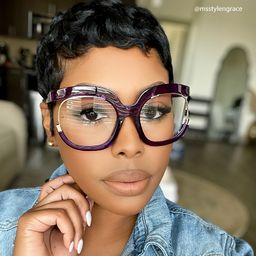 Darice Purple Round Glasses4
