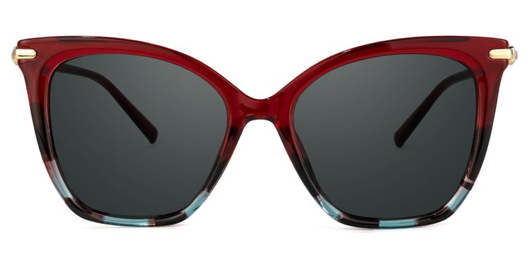 Lamar Red Butterfly Sunglasses