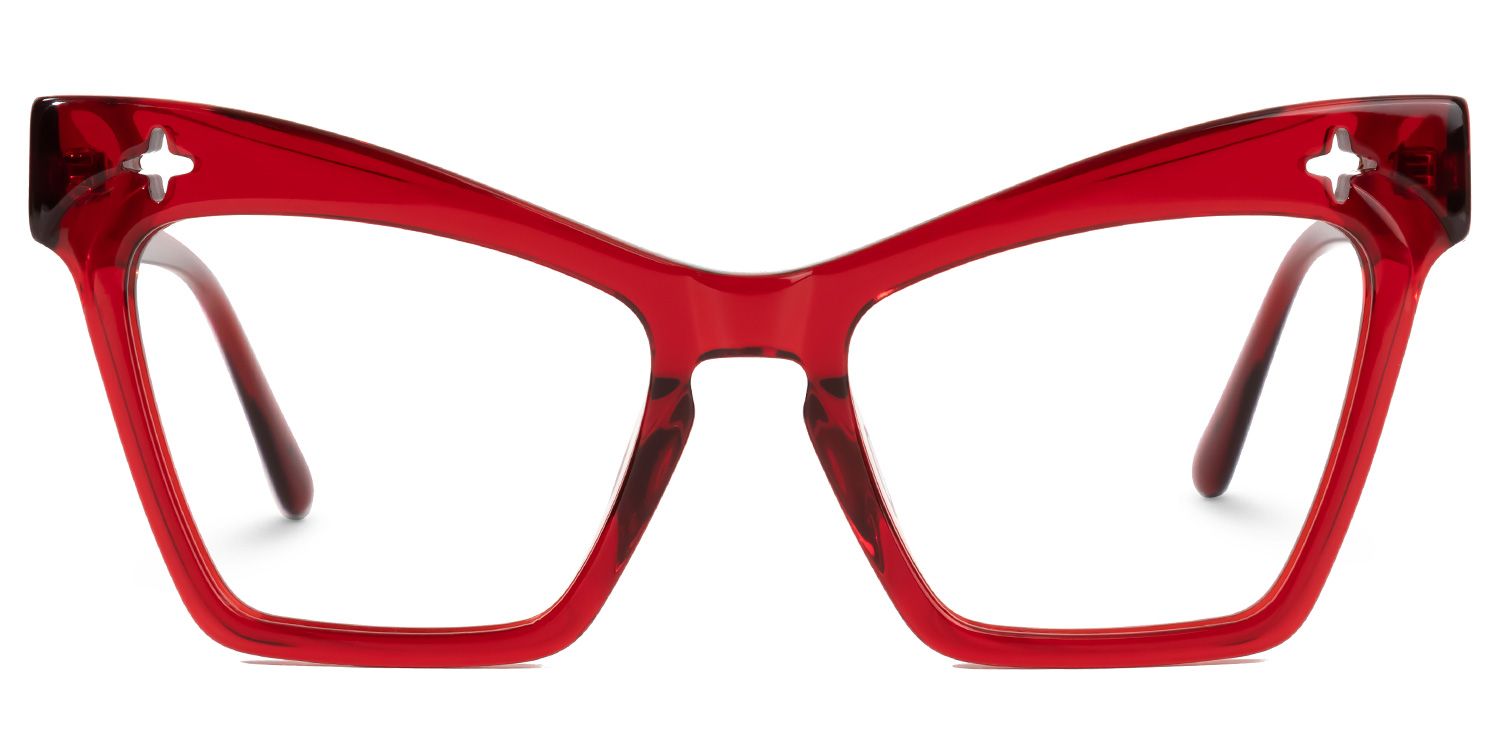 Sheena Cateye Red Glasses0