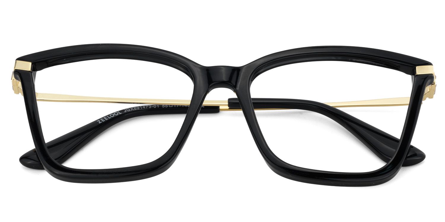 Stephens Cateye with Black Glasses Oversized Frames | ZEELOOL Canada2