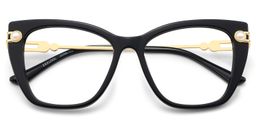Victor Black Cat eye Glasses3
