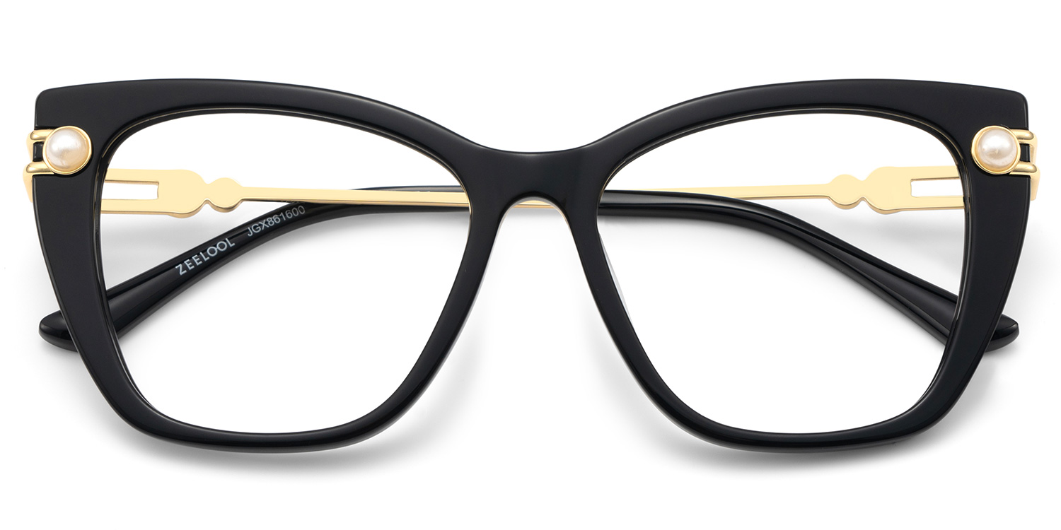 Victor Eyeglasses in Cat eye Black Frame | ZEELOOL Canada3