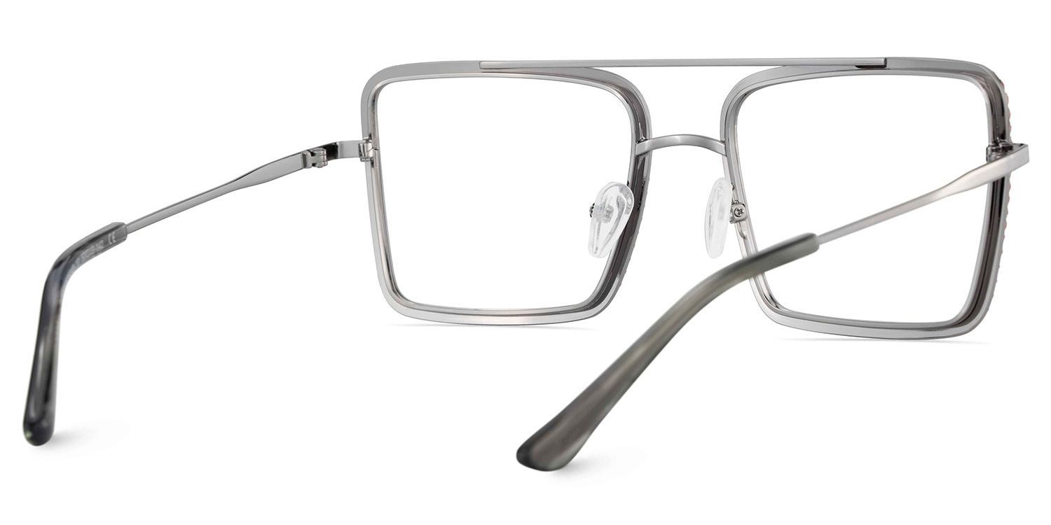 Diva Square Orange Glasses4