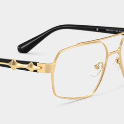 Sterling Gold Aviator Glasses5