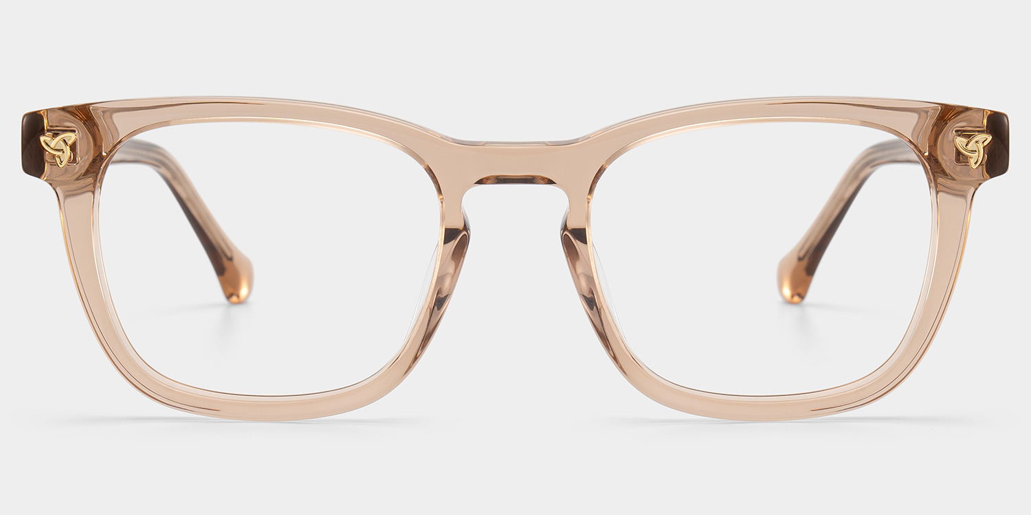 Heather Brown Frame Glasses with Square Frame Online | ZEELOOL1