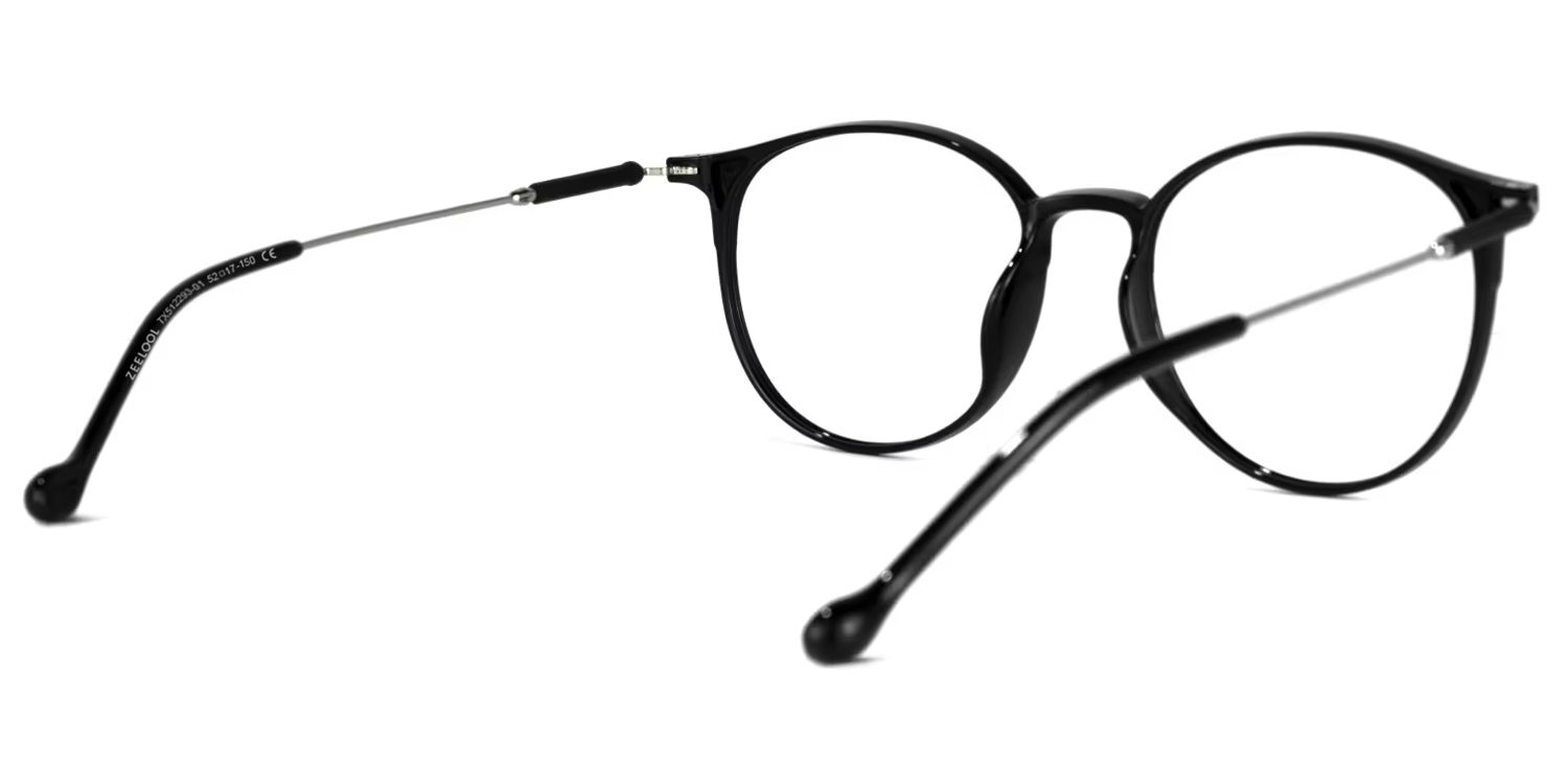 Gamble Round Black Glasses3