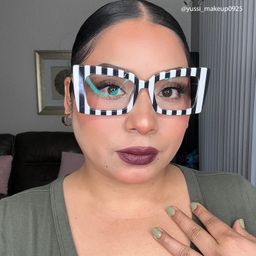 Mitia Black-White Rectangle Glasses4