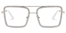 Diva Square Silver Glasses2