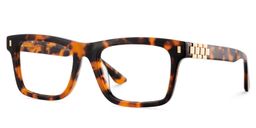 Zoromi Tortoise Rectangle Glasses3