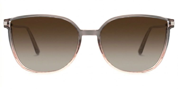 Rodz Square Gray-Pink Glasses