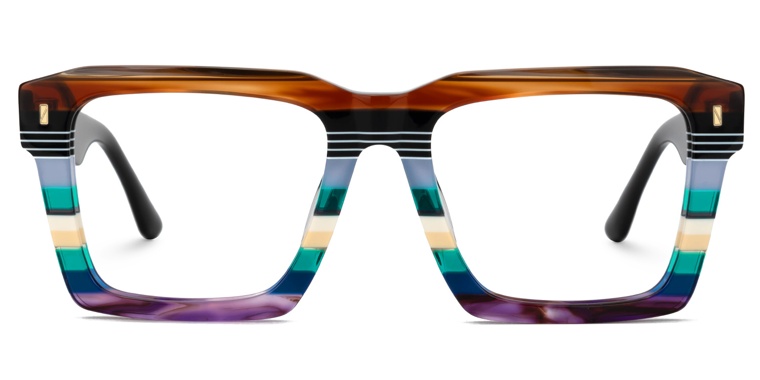Kenish Square Multicolor Glasses2