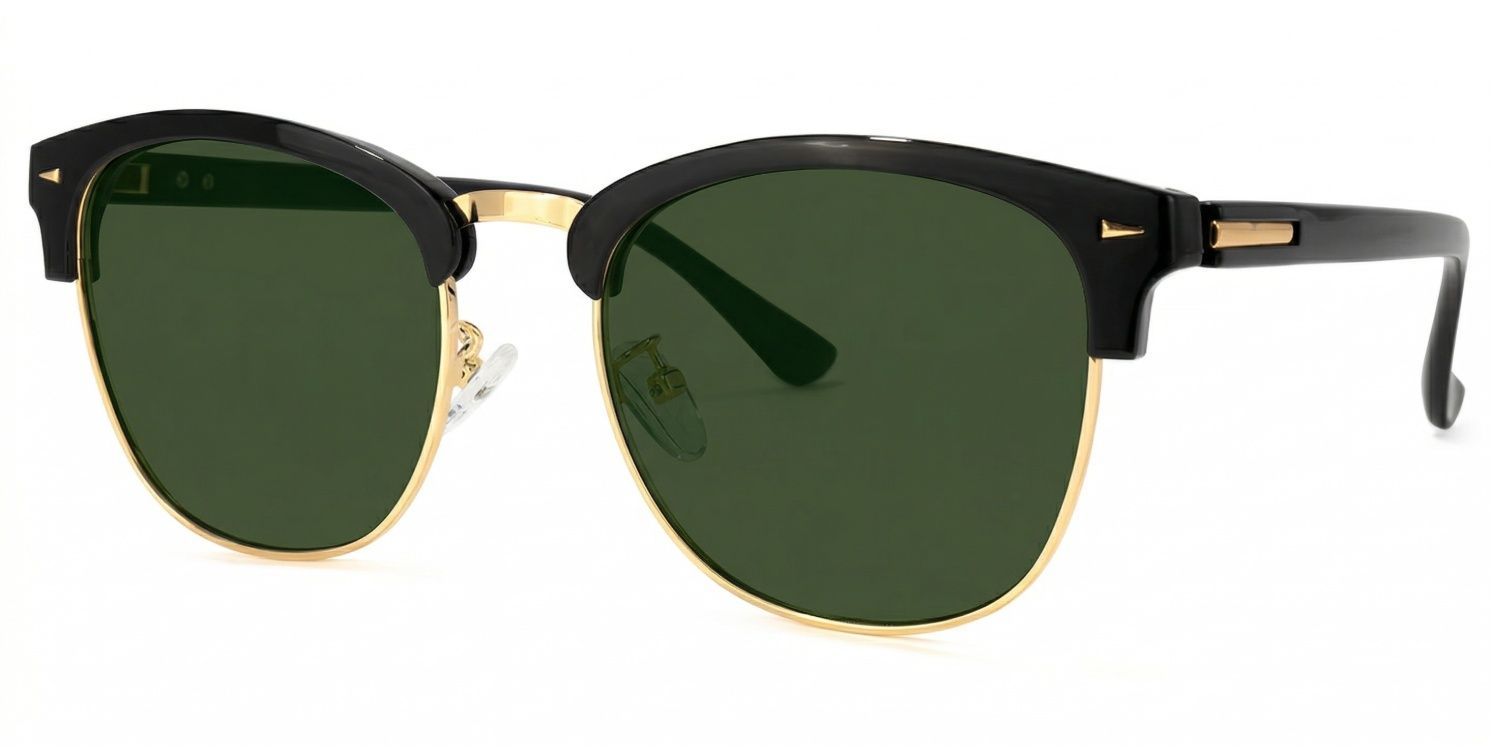 Lasha Browline Black Sunglasses for Women & Men | ZEELOOL CA1