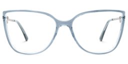 Celisa Cateye Blue Glasses0