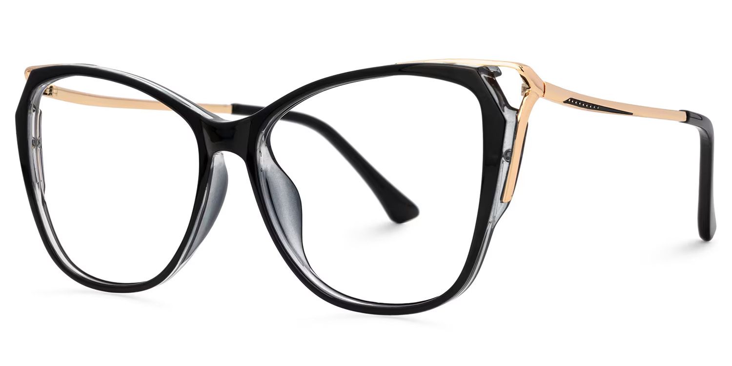 Alana TR90 Butterfly Black Frame Glasses | ZEELOOL Canada1