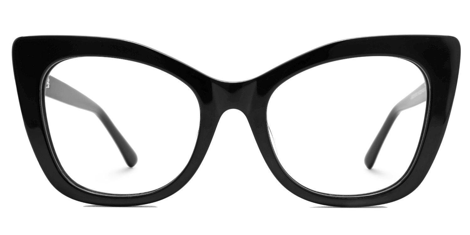 Black Full rim Cateye Eyeglasses -Vela on Sale | ZEELOOL Canada0