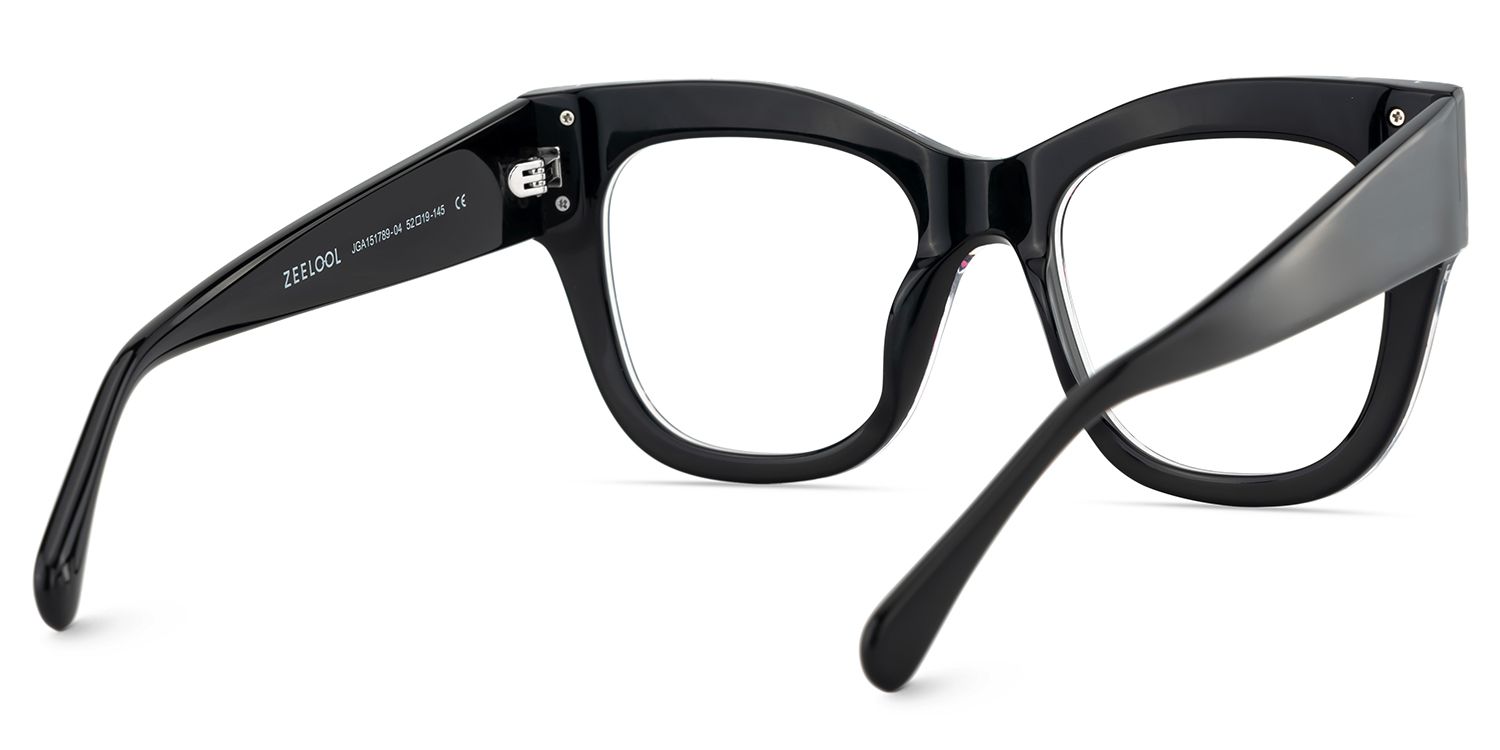 Designer Minfia Eyeglasses Black Frames Glasses5