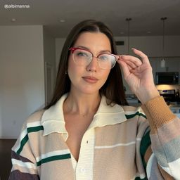 Nathan Browline Red Glasses6