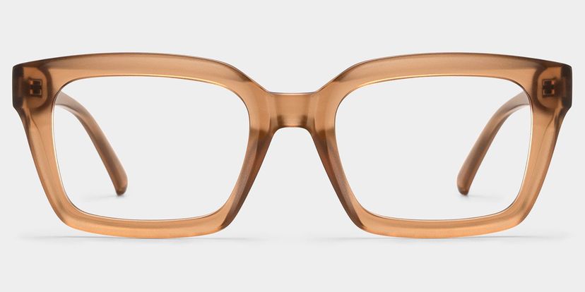 Marley Beige Rectangle Glasses