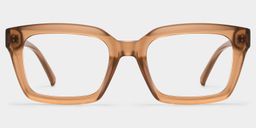 Marley Beige Rectangle Glasses1