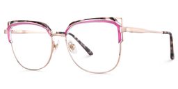 Samson Square Pink Tortoise Glasses3