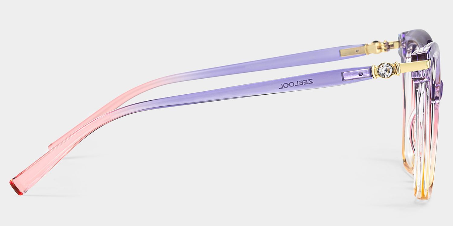 Lamar Multicolor Frame Glasses with Butterfly Frame Online | ZEELOOL6