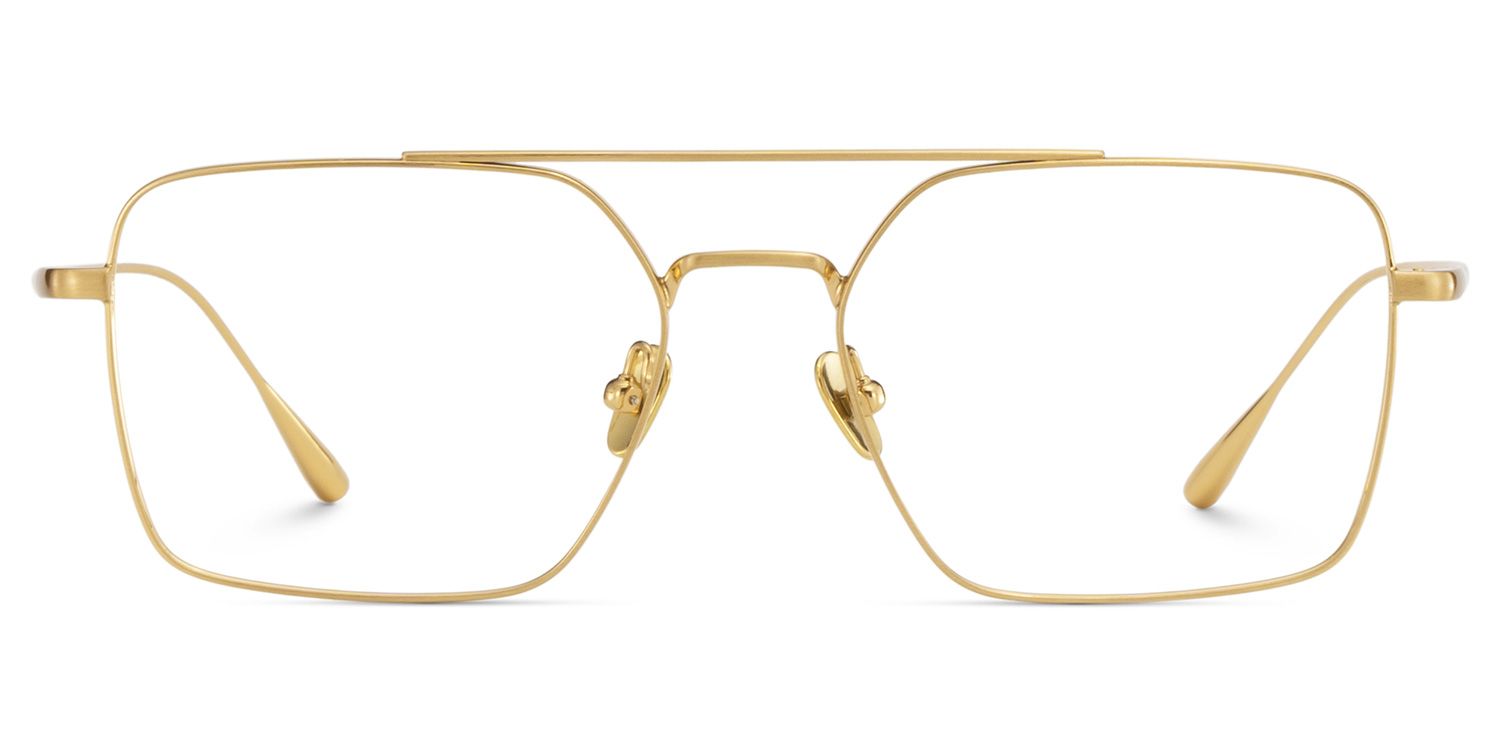 Jensen Eyeglasses in Aviator Gold Frame | ZEELOOL Canada2