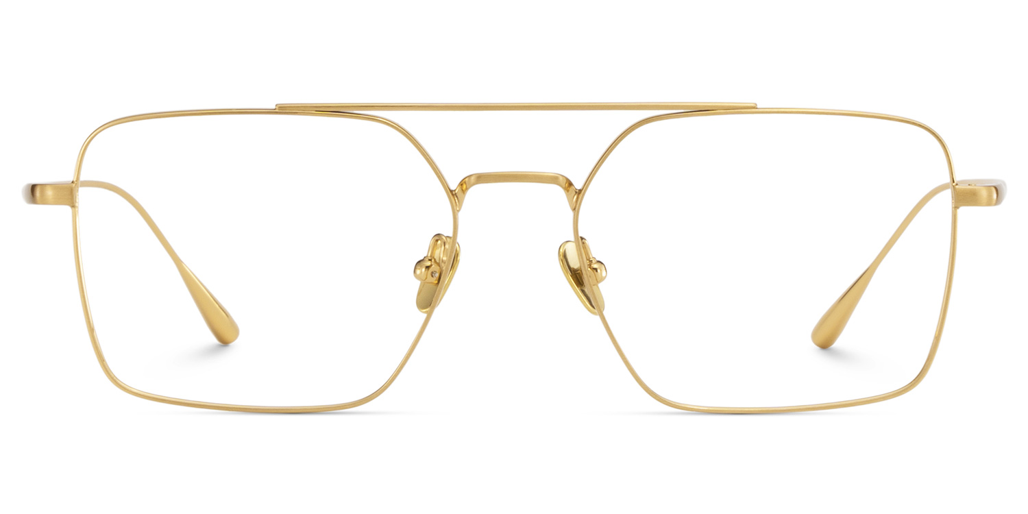 Jensen Eyeglasses in Aviator Gold Frame | ZEELOOL Canada2