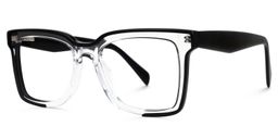 Renetta Rectangle Clear Glasses1