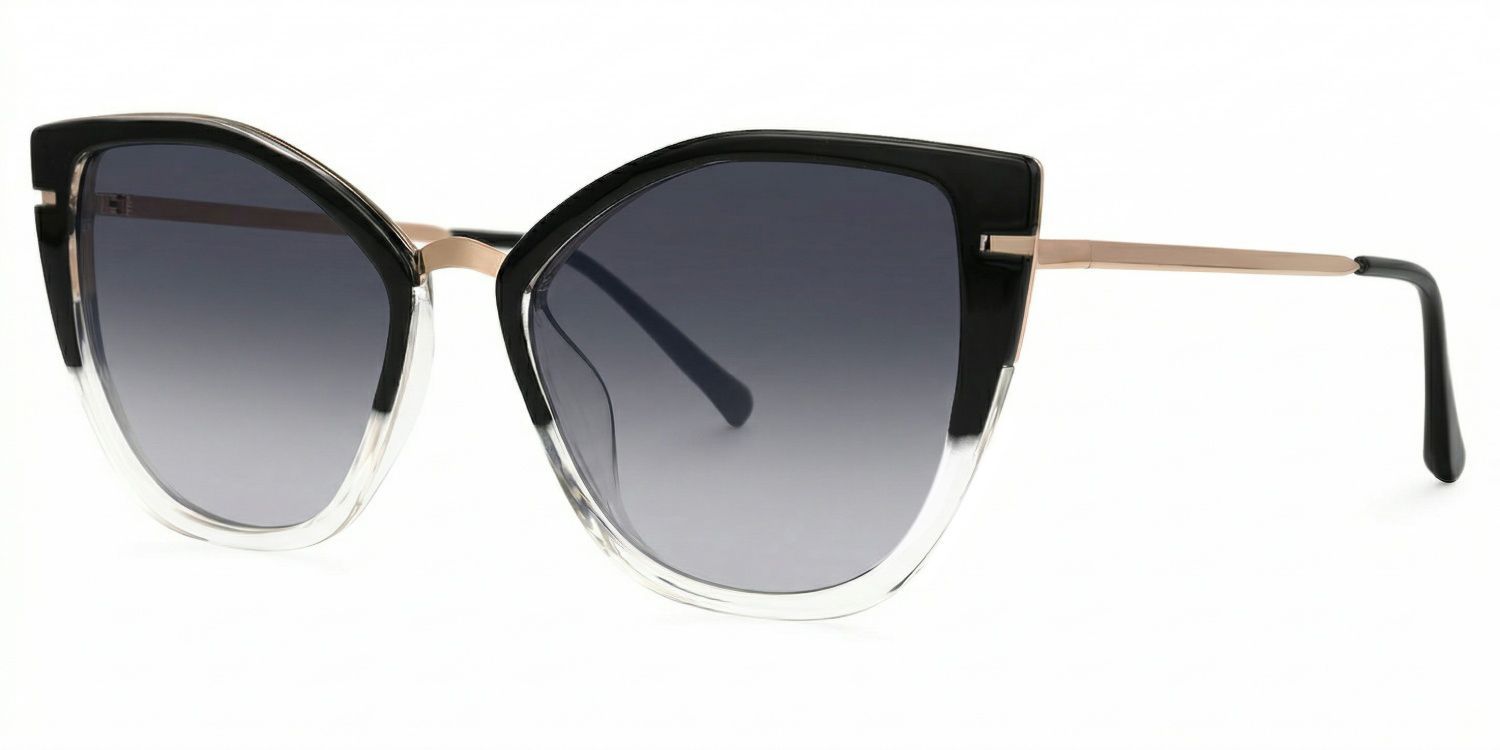 Tabrieah Cat Eye Sunglasses with Mixed Black Frames | ZEELOOL CA1